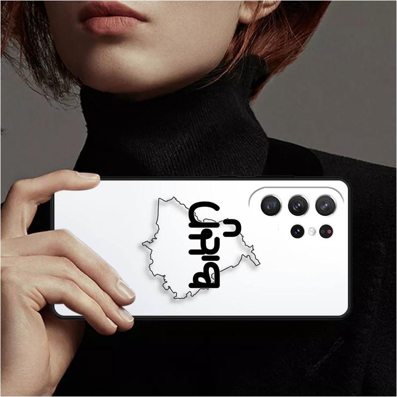 Карта Пенджаба Чехол для телефона Coque Для Samsung Galaxy S24 Ultra 23 S22 Plus S21 FE S20 Note 10 Pro Note 20 lite