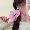 Cloth Flower Hair Clip Butterfly Orchid Girl Hair Clip Sweet Orchid Flower Hairpin  Holiday