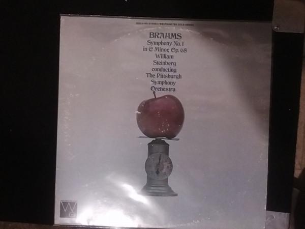 LP Record JOHANNES BRAHMS Symphony No. 1 In C Minor Op. 68 WGS8166 WESTMINSTER GO 1972 US Classical Used