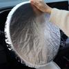 Солнцезащитный чехол на руль автомобиля, ткань с серебристым покрытием, солнцезащитный козырек, чехол на руль автомобиля, солнцезащитный, изоляционный, аксессуары