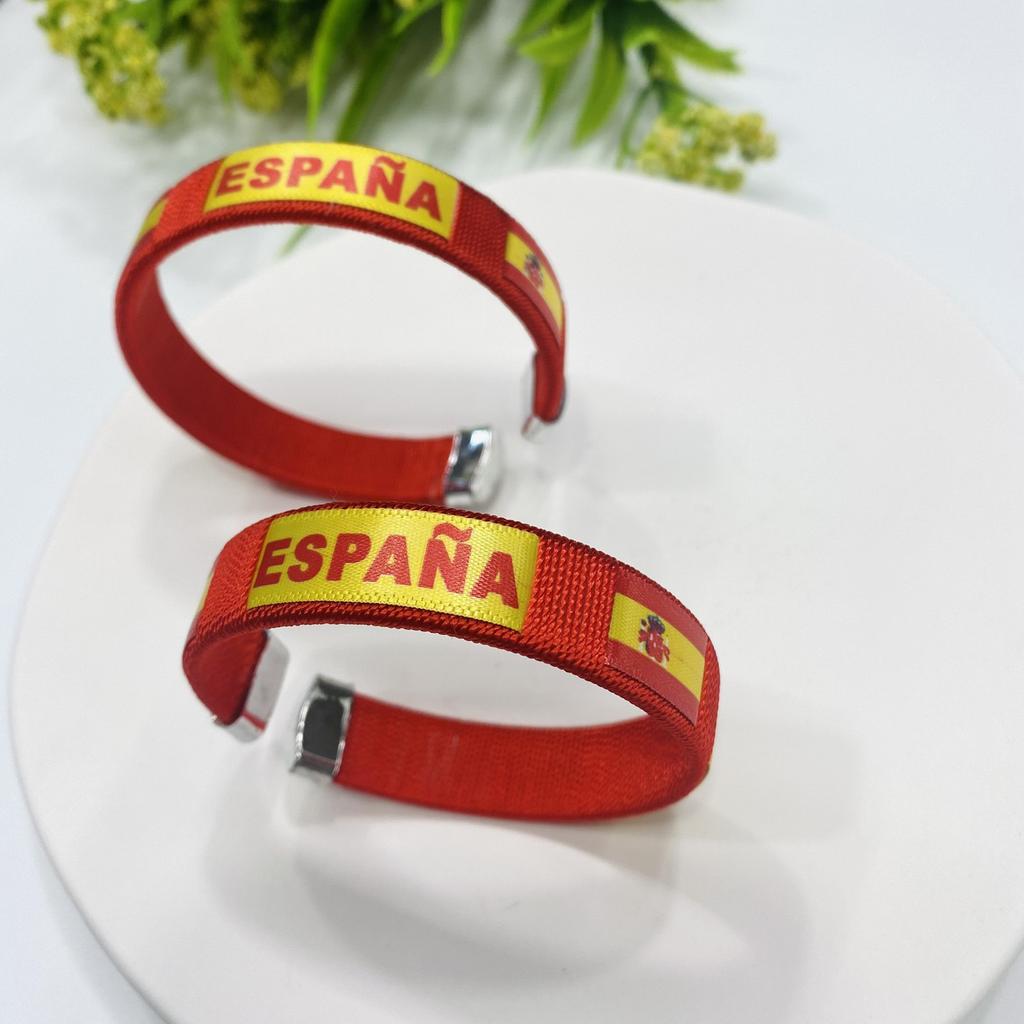 Модные Браслеты Чемпионата мира по футболу FIFA 2026 Плетеный Браслет для Футбольных Фанатов Мальчики Девочки Браслет с Лентой Национального Флага