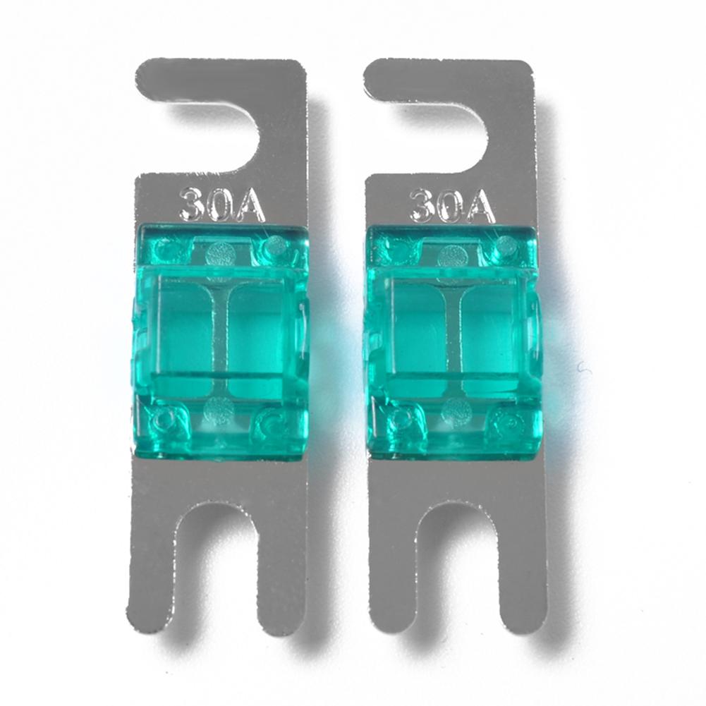 10/5 шт. автоматических предохранителей 32 В 30/40/60/80/100 А, предохранитель для защиты цепей, никелированный, для замены автомобильного стереозвука