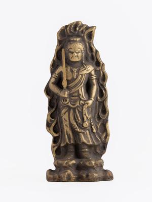 Статуя Будды Фудо Мёо Буддист Кейаки Ватанабэ Прототип в год Двенадцати Зодиаков Зодиак-хранитель Зодиак Такаока Медная посуда Фудо Мёо