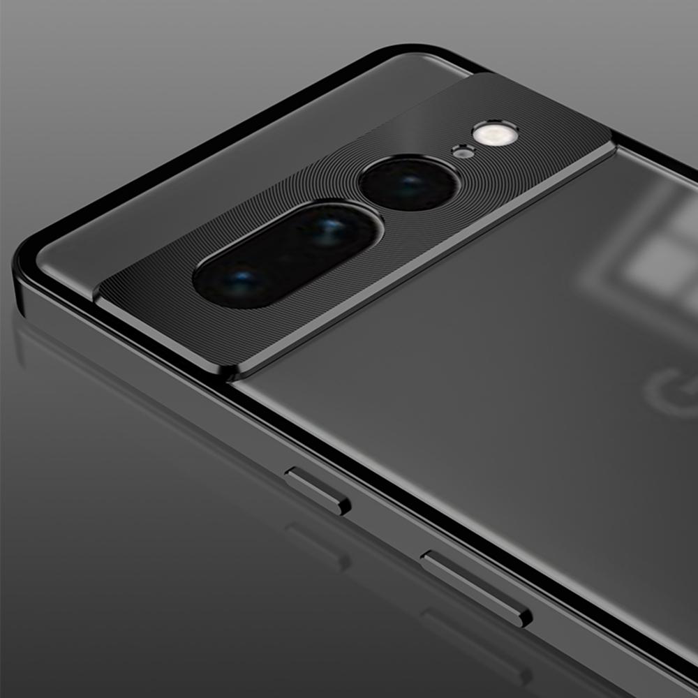 Чехол для Google Pixel 7 5G с рамкой из алюминиевого сплава, матовый чехол для ПК с защелкивающимся замком