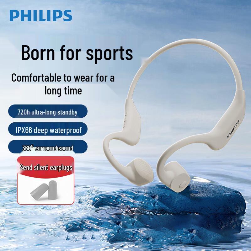 Philips Спортивные наушники с костной проводимостью TAA6609C