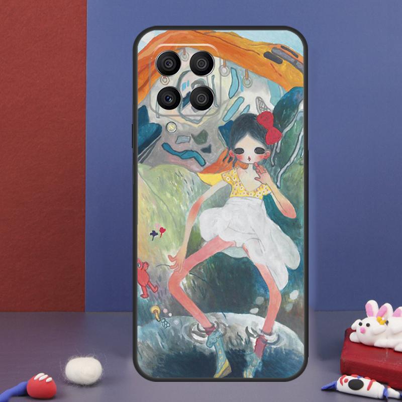 Мультяшный Эстетичный Чехол Aya Takano для Samsung Galaxy M31 M21 M11 M13 M54 M34 M14 M56 M36 M16 M53 M32 M52 M35 M55 M15 M06