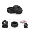 4 Pcs Rim Rubber Tires Set for RC Wheel 1:10 Short Course Truck Car Accessories