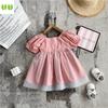 New Girls' Princess Dress Children's Puff Sleeve Dress Baby Short Gauze Dress