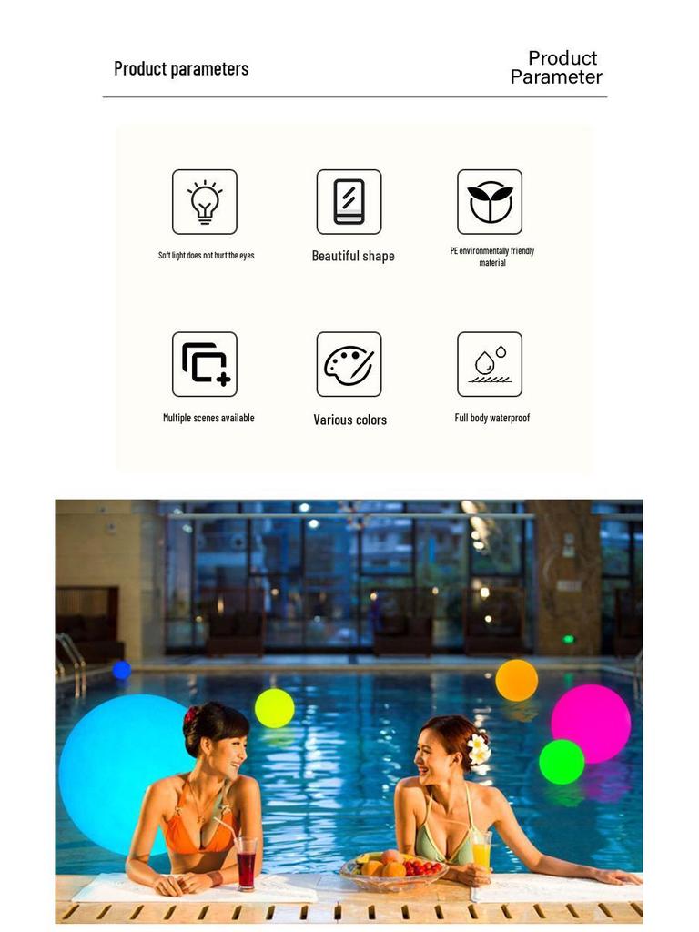 Уличный светящийся круглый торшер для гостиниц, баров и торговых центров