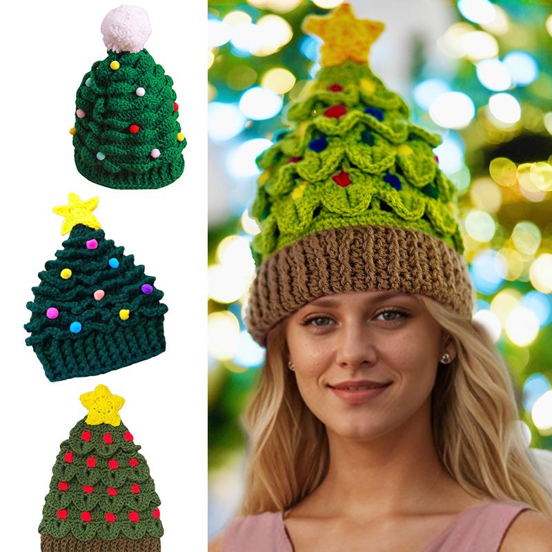 Unisex Funny New Year Party Supplies Christmas Christmas Knit Beanie Hat