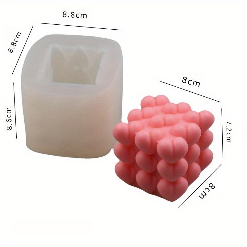 Волшебный шар Love, силиконовая форма для свечей, сделай сам, сердце, пирамида, соты, изготовление свечей, шоколадное мыло, смоляная форма, подарки, ремесло, домашний декор