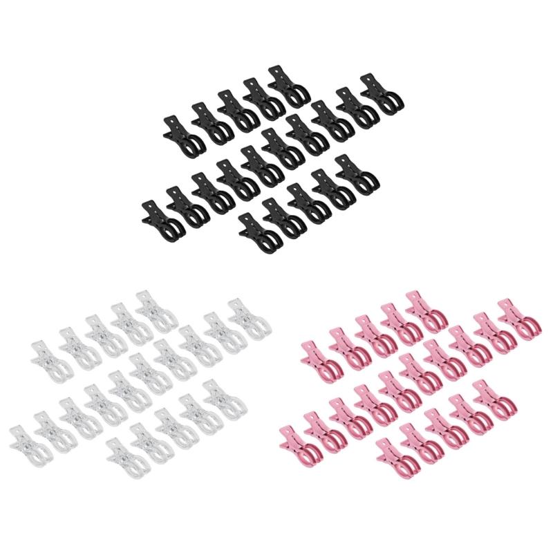 Multifunctional Big Size Plastic Clothes Clips for Securing Bedding and Garments Sturdy Laundry Pegs Ideal for Home Outdoor Use.