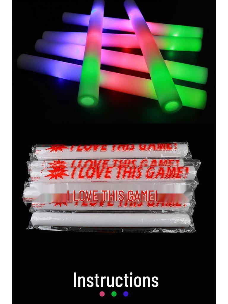 Seven-Color LED Glow Stick for Concerts and Events