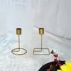 Exquisite Metal Candlestick Iron Art Single Head Candlestick Gold Candle Holders  Home Decor