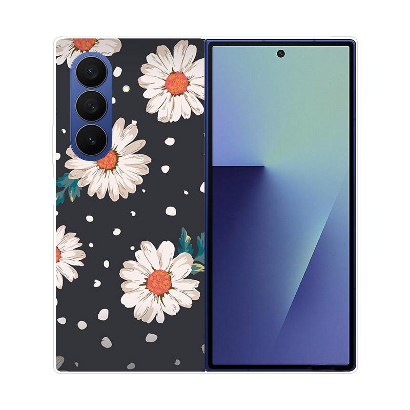 Прозрачный складной чехол для телефона Samsung Galaxy Z Fold 6 7 Прозрачная ударопрочная жесткая крышка из ПК для Samsung Z Fold7 Fold6 Чехол Capa