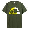 Новая мужская черная футболка MANTO Brazilian Jiu Jitsu Размеры S-3XL Принтованная футболка Мужская футболка с коротким рукавом Горячие футболки Уличная одежда