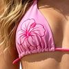 2Pcs/Set Women Bikini Set Adjustable Halter Strap Bikini Bra Bow Tie Swimming Briefs Set Summer Vacation Party Swimwear