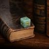 Настольная игра Маджонг Кости Натуральные Ручная Резьба Каменные Кости, Мини Лечебная Доска из Искусственного Хрусталя 6-гранные Золотые Точки для Настольной Игры, Казино Удобная