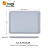 Ins Style Matte Melamine Rectangular Serving Tray