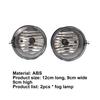 2Pcs Fog Lamp Fine Workmanship Replacement ABS Driving Light DRL 4805857AA 4805857AB for Chrysler for Dodge-Caliber for Jeep Compass 06-09