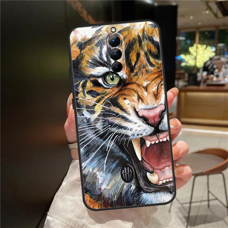 Чехол для телефона Ferocious Tiger Animal для ZTE Nubia Red Magic 9 Pro Plus 6 7 8 Pro 6S 7S 8S Pro Plus 5G 5S 6R