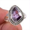 Натуральный александрит драгоценный камень 925 цельное серебро ювелирное изделие кольцо размер 6 t9H36