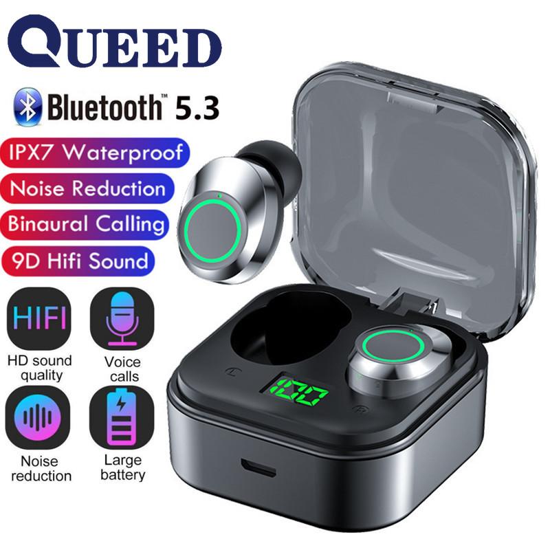 Bluetooth-гарнитура с номером, показывающим дыхательный свет, длительный срок службы батареи, перемещение Bluetooth-гарнитуры в ухо