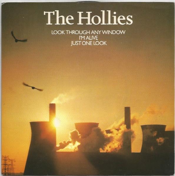 7-дюймовая пластинка HOLLIES - Look Through Any Window EMI2813PROMO EMI 1978 Великобритания Рок Б/у