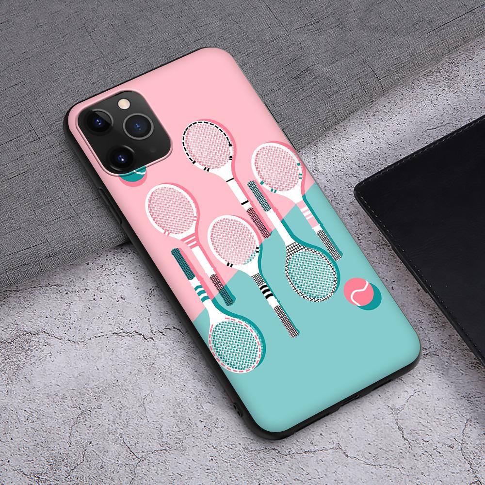 Спортивный теннисный чехол T171 для iPhone 13 12 Mini 11 Pro XS Max XR X 8 7 6 6S Plus 5 5S SE 2020