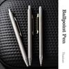 Ballpoint Pen Titanium Alloy Ballpoint Pen Clip Writing Pocket Pen with TC4 for Business Office Daily Use