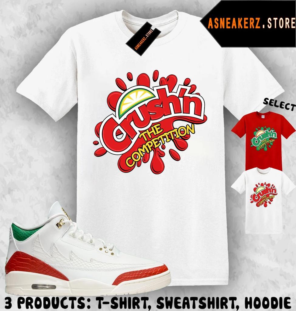 Tee Shirt Matching AJ 3 OG El Vuelo 2025 To Match Sneaker Fresh Crush T shirt