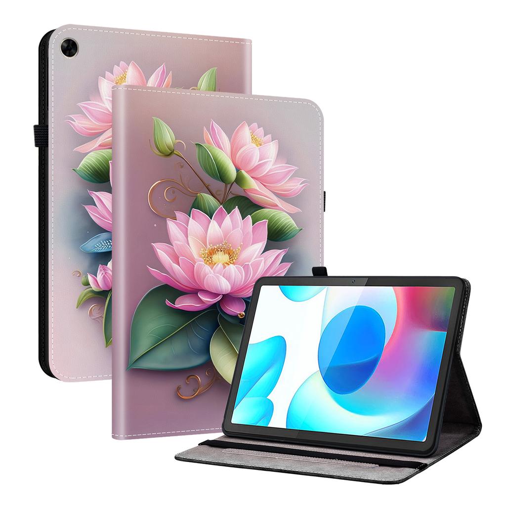Чехол для планшета Realme Pad из искусственной кожи — 11 стилей! Прочный, с 2 слотами для подставки, держателем для карандашей и слотами для карточек, гибкая задняя крышка из ТПУ