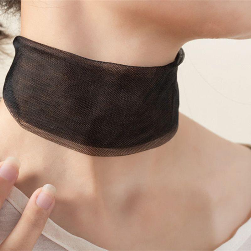 1Pc Necklace Magnetic Buckle Neck Scarves Neck Protection Neck Brace Elegant Scarf Bright Color Women Fashion