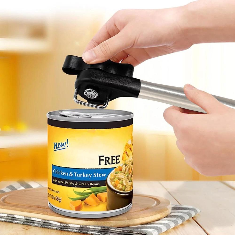Stainless Steel Handheld Can Opener Heavy Duty Manual Can Opener Practical Can Opener  Home Chefs