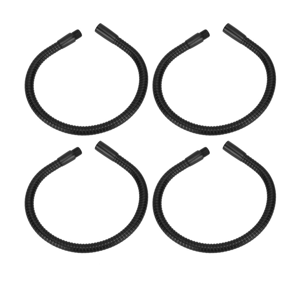 4 Pcs Gooseneck Lamp Hose Aluminium 10mm Caliber Flexible Table Desk Lamp Hose Lighting Fittings