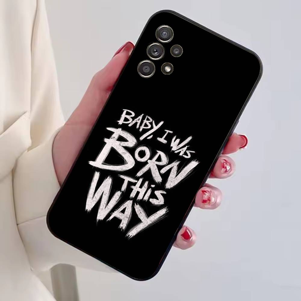 Чехол для телефона S-Singer L-Lady Gaga Для Samsung S25,S24,S21,S22,S23,S30,Ultra,S20,Plus,Fe,Lite,Note,10, Черный Чехол