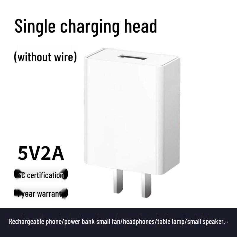 Универсальная головка быстрой зарядки 5V2A/5V1A для Android, USB-штекер Type-C