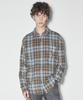 Рубашка в клетку BUCKAROO из фланели с одним карманом Хаки