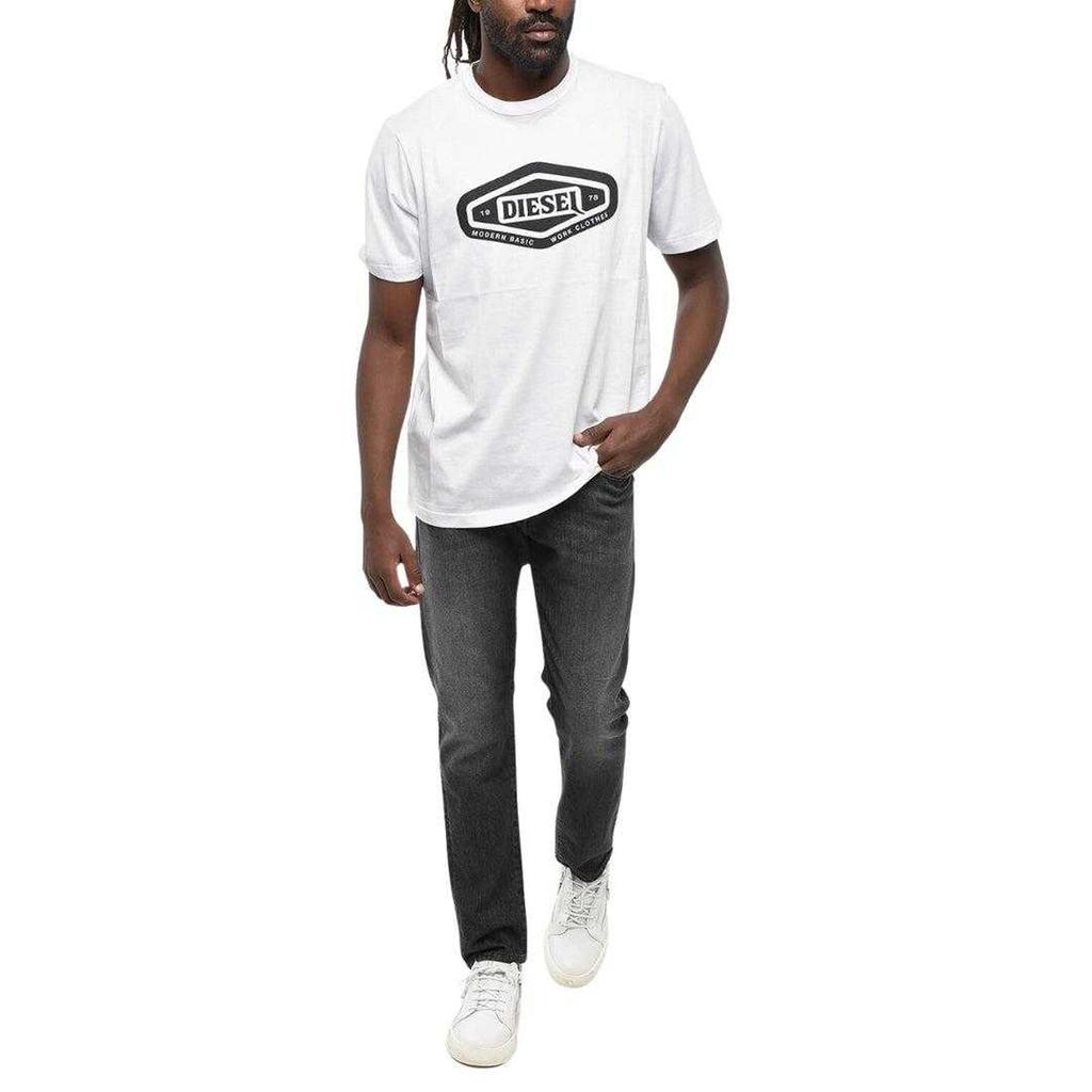 Diesel Mens Basic Logo T-Shirt