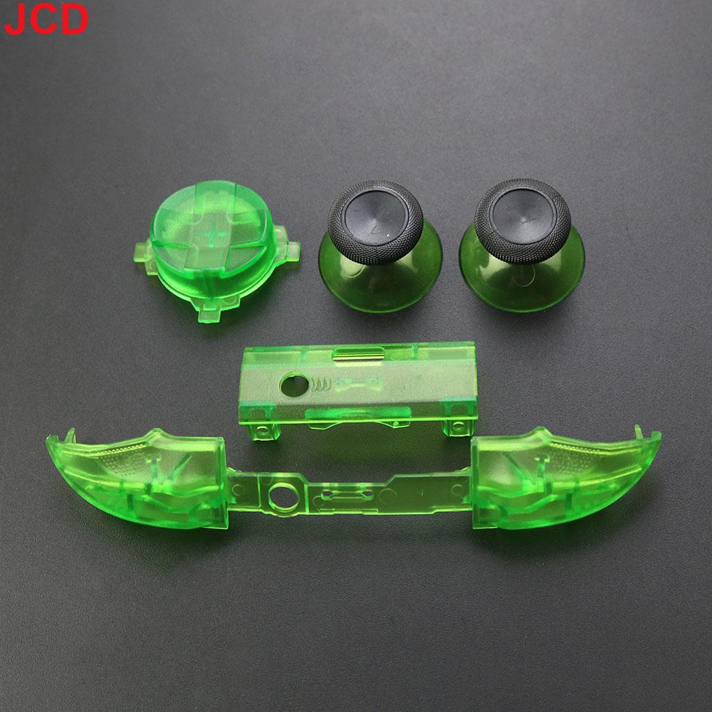 5in1 For Xbox Series X S Controller  LB RB Button Strip Middle BaffleStrip Cross Direction Keys Analog Joystick Cap D-Pad Button