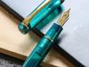 WANCHER Limited Fountain Pen SAILOR Original Professional Gear Turquoise Blue 21K Fountain Pen Special Production Extra [Wancher Product] (EF Fine)