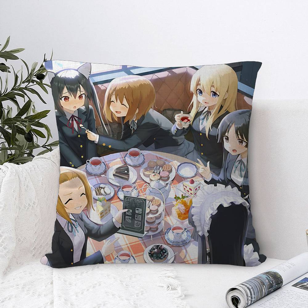 Япония Классическая Аниме Музыка K-On Наволочка Чехол для Подушки на Диван Украшение для Домашней Комнаты Детский Подарок