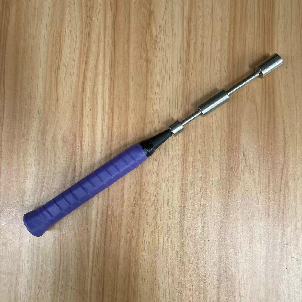 Тренировочная палка для бадминтона из нержавеющей стали, регулируемый инструмент для силовых тренировок, спортивное оборудование для бадминтона