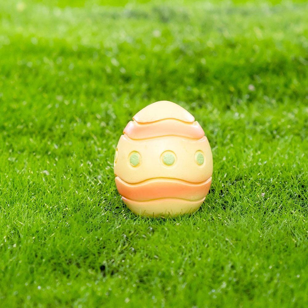 Пасхальное яйцо, миниатюрные безделушки, смоляная мультяшная статуя Бууни, подарок, мини-фигурка пасхального кролика