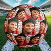 Custom Name Personalized Michael Jackson Print Size 5 Soccer Ball Training & Match Football, for Team, Kicking, Gift for Football