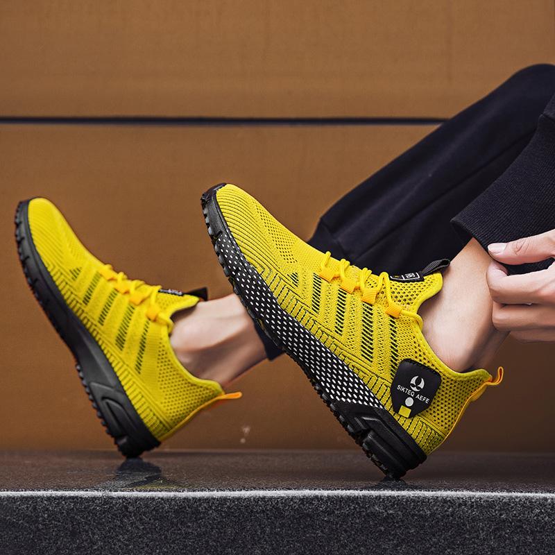 Летающая спортивная обувь, новинка 2023 года, летние кроссовки, дышащая легкая сетчатая обувь, мужская повседневная обувь