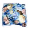 65*65cm Fashion Luxury Women Silk Scarf Square Flowers Print Hair Scarf Breathable All-Match Headband Scarf