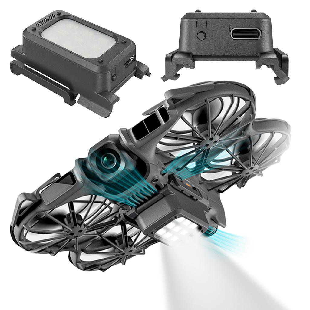 Складное светодиодное шасси с перезаряжаемыми светодиодными огнями, комплект для ночного полета, защитный комплект для дрона DJI NEO 2