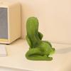 Sexy Pickle Ornament Handmade Resin Saucy Pickle Figurine Tabletop Cheeky Pickle Figure Prank Gift for Pickle Lovers