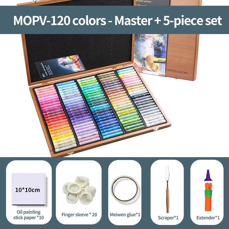 MUNGYO 72/120 Цветов Мягкие Масляные Пастели Деревянная Коробка Карандаш Художник/Мастер Класс Граффити Живопись Искусство Рисование Принадлежности